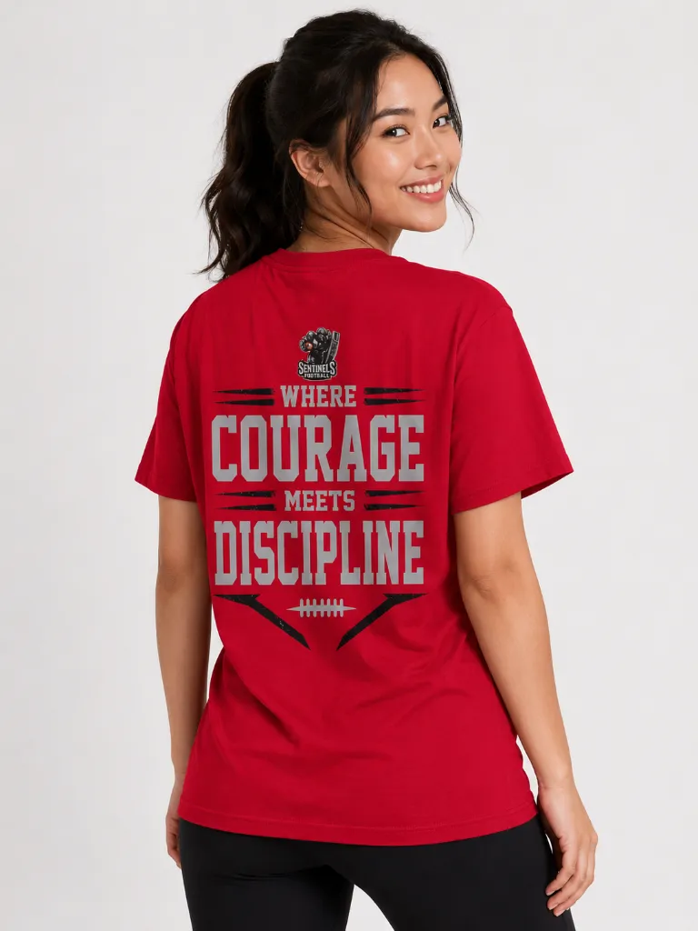 “Where Courage Meets Discipline” Tee